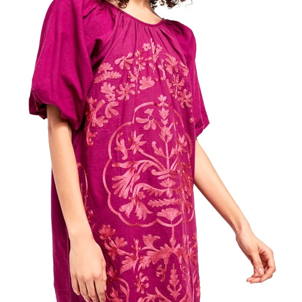 NWT Free People Fiona Dress in Bright Plum. XS - Picture 3 of 8